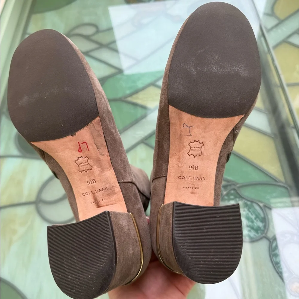 Cole Haan Arden Grand Bootie in Morel Suede Size 9.5B